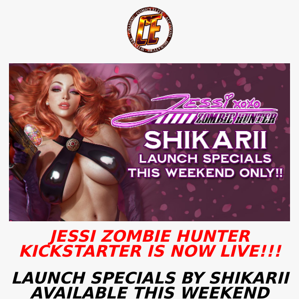 JESSI ZOMBIE HUNTER KICKSTARTER IS NOW LIVE!