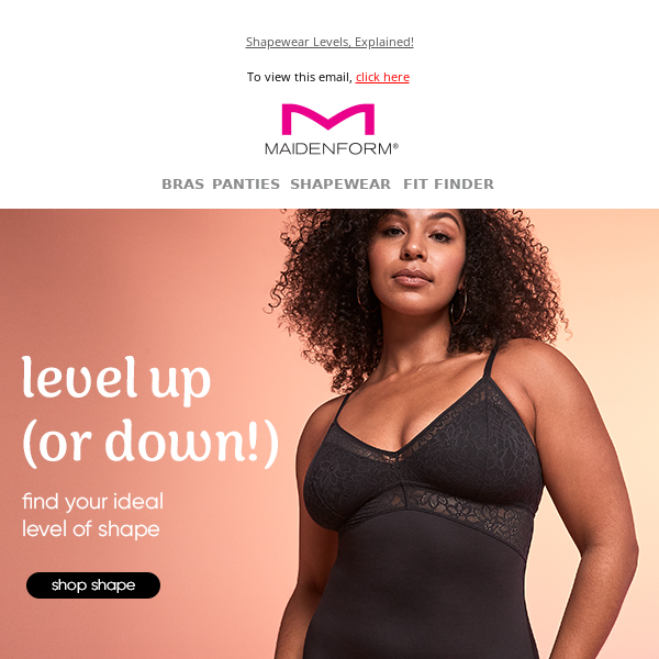 Perfect 'Fits Begin Here - Maidenform
