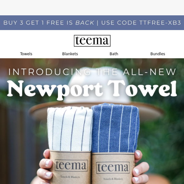 New Product Drop 🚨 The Newport Towel Is Here 🤩