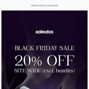 Kaleidos Black Friday Sale Is Coming Early ⏳