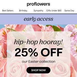 EXCLUSIVE: Take 25% off our Easter bouquets & gifts