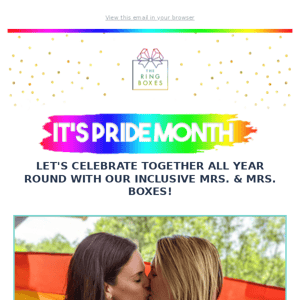 Let's celebrate love together 🏳️‍🌈