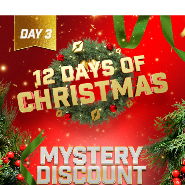 [Day 3] Mystery Discount Day! 🕵️