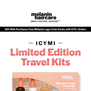 Melanin Haircare , Travel Kits are HERE! 🚨