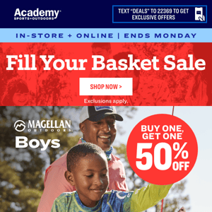 BOGO 50% Off Magellan Outdoors Kids' Styles