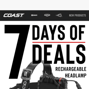 7 Days of Deals: Rechargeable Headlamp Savings
