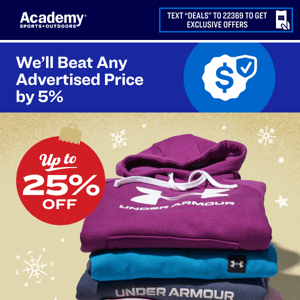 Up to 25% Off Under Armour Fleece