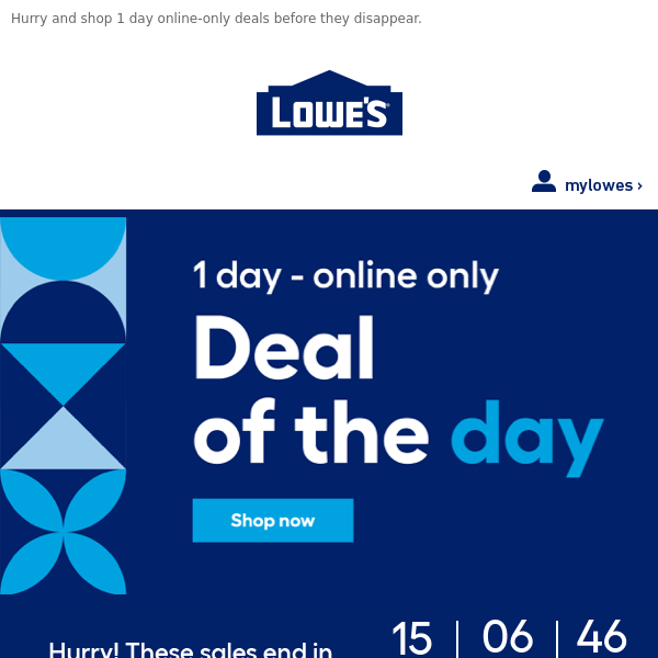 Lowe's - Latest Emails, Sales & Deals