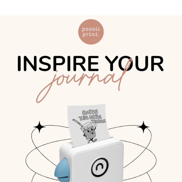 Inspire your journal: 30% off store-wide ✨