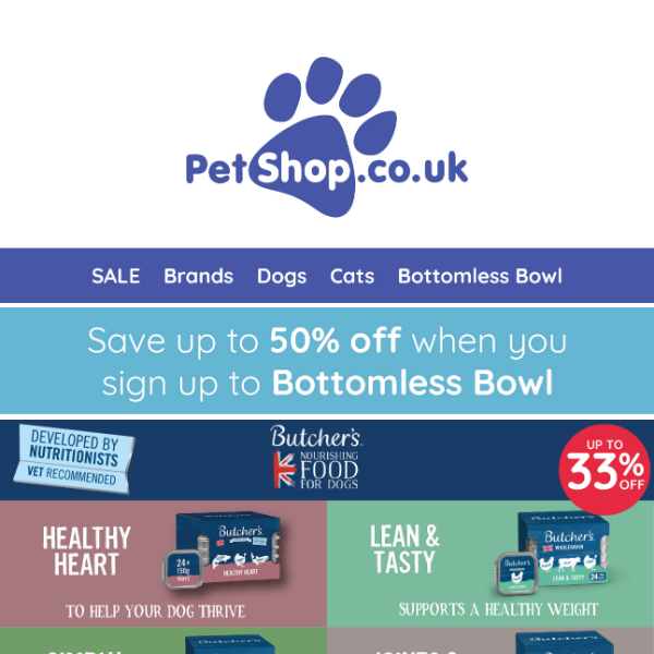 Save up to 33% off Butchers Wet Dog Food Trays 🐾
