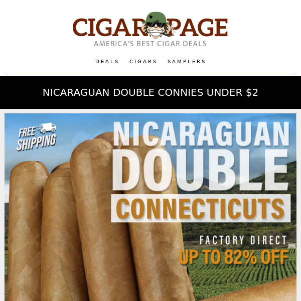 Double Connecticut Nicaraguans $1.99