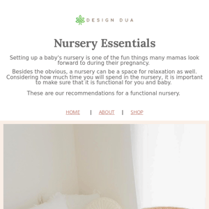 Nursery Checklist: The Essentials 😉