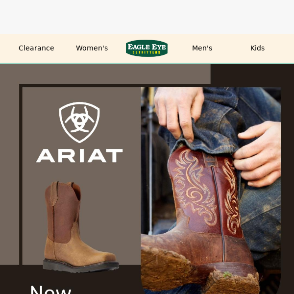 Introducing the new Ariat line