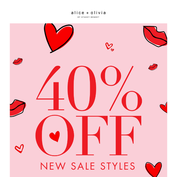 New Sale Styles: 40% Off!