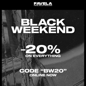 -20% ON ALL ITEMS