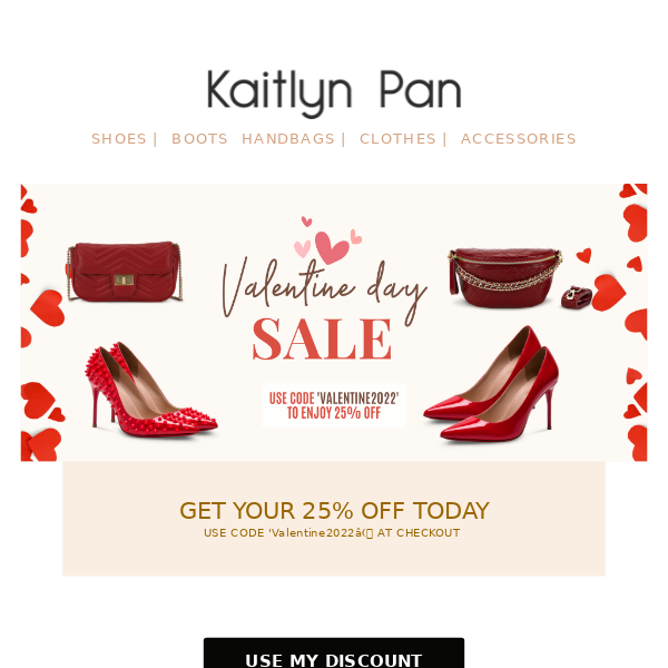 Let’s Dance on this Valentine’s Day!Get your 25% discount now!