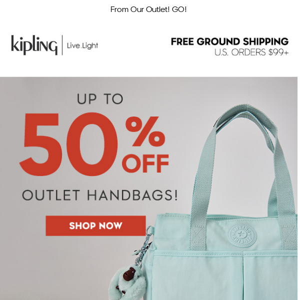 Up to 50% Off Outlet Bags!