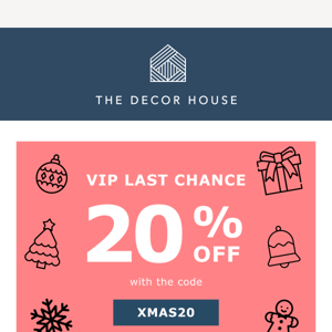 Last Chance for our Xmas Megasale! ⏰🎄