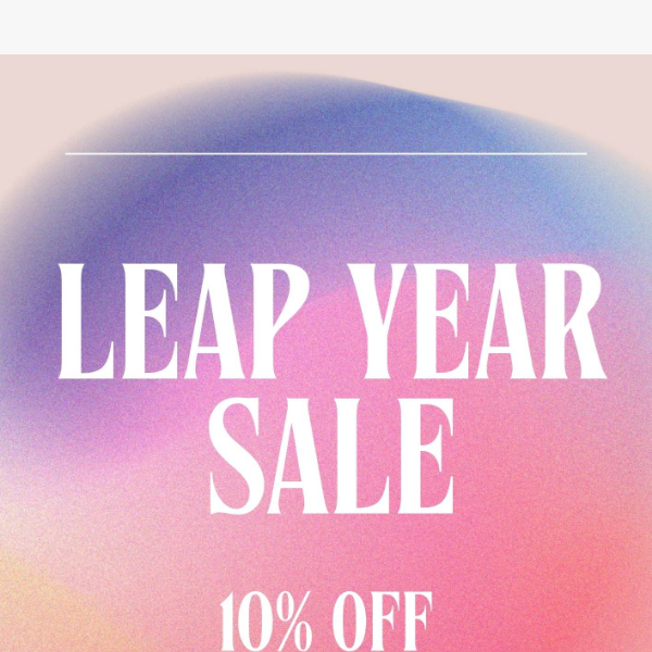 Take the Leap: Exclusive 24-Hour Sale to Spring Forward!