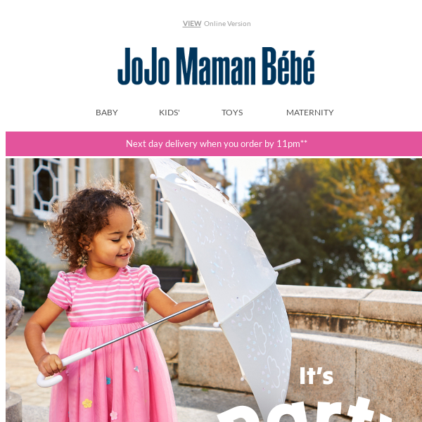 25% off Special Days outfits - JoJo Maman Bebe