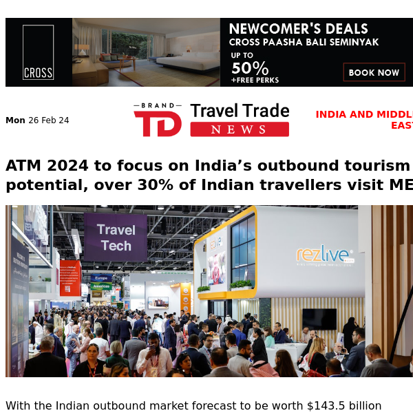 Air India Express introduces Xpress Lite fares |  Trends for the attractions industry | Indian outbound market forecast to be worth $143.5 billion annually by the end of this decade