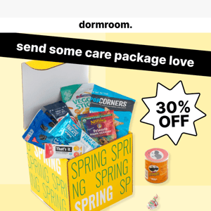 Don't miss out on 30% off our spring care package