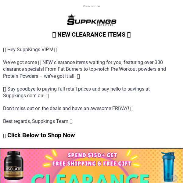🌟 Unleash the Savings! New Clearance Specials Inside! 🔥 #SuppKingsVIPs 🚀