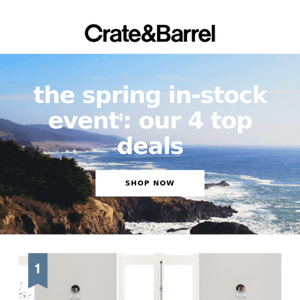 STARTS TODAY! 4 top deals for your spring refresh