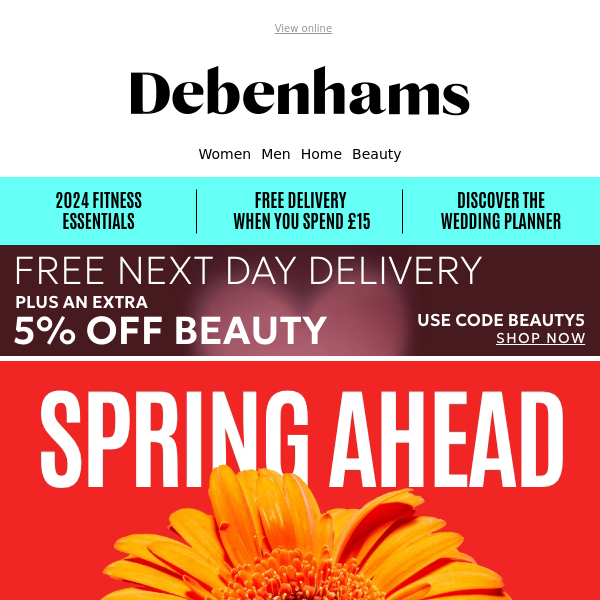 FREE Next Day delivery + Discover up to 60% off Debenhams