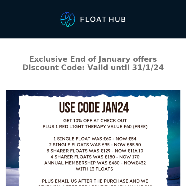 Exclusive End of January Offers - Limited Time Only!