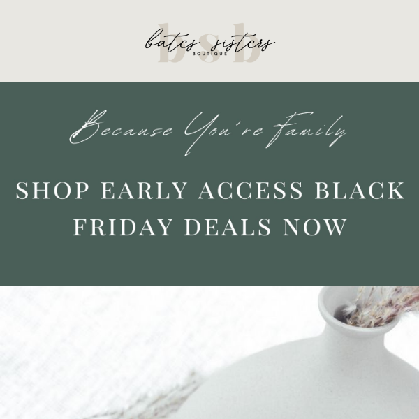 Black Friday SALES ARE HERE🎅🏼🎄 (and won't last long)