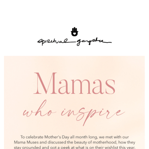 Meet Our Mama Muses: Catt Sadler + Bianca Gasparro