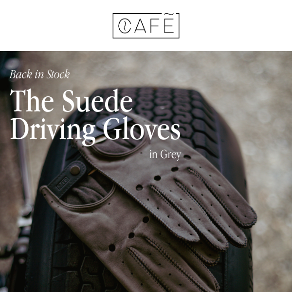 Back in Stock | The Suede Driving Gloves