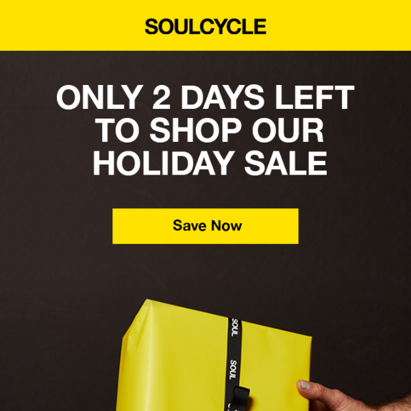 ⏳The countdown is on. Our holiday sale is ending soon.