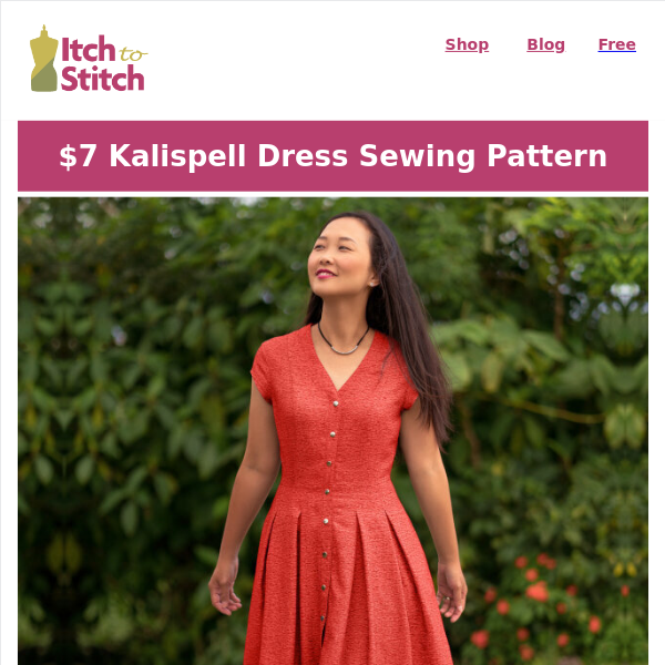 $7 Kalispell Dress Pattern 