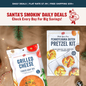 40% OFF Baking Kits and Soup Mixes 🎅 Santa's Smokin' Deals