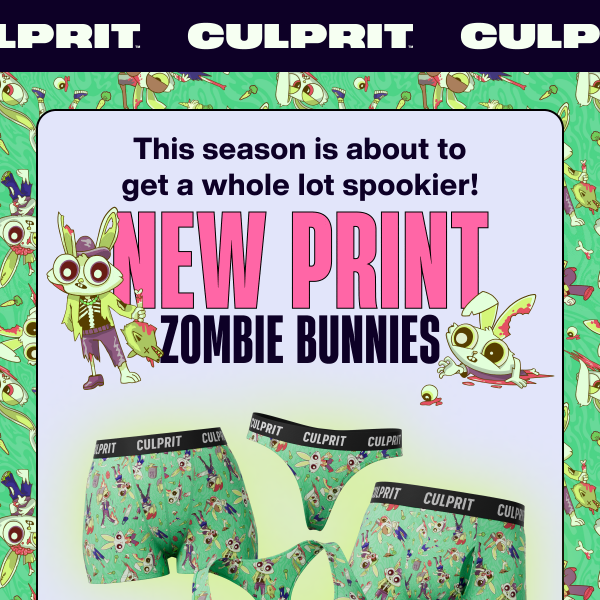 Zombie Bunnies ‍♂️ – Culprit Underwear
