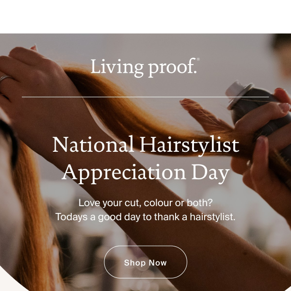 It’s National Hairstylist Appreciation Day!