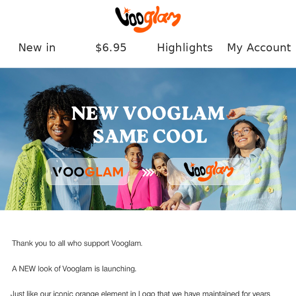 👏Get Ready? Vooglam's New Look has launched!