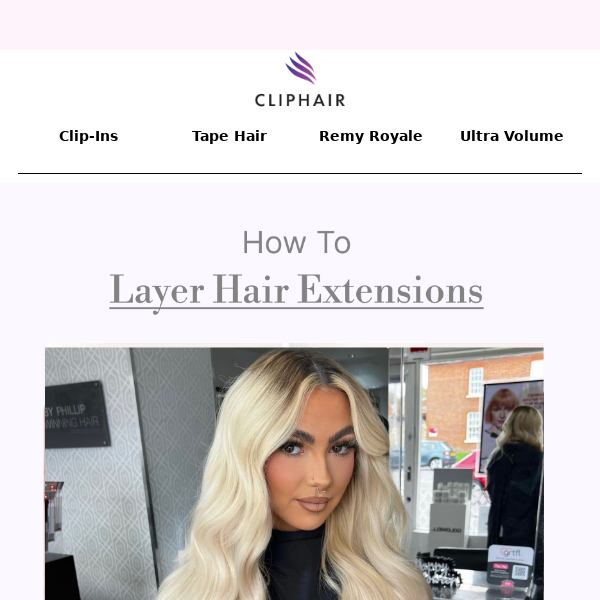 How To Layer Hair Extensions