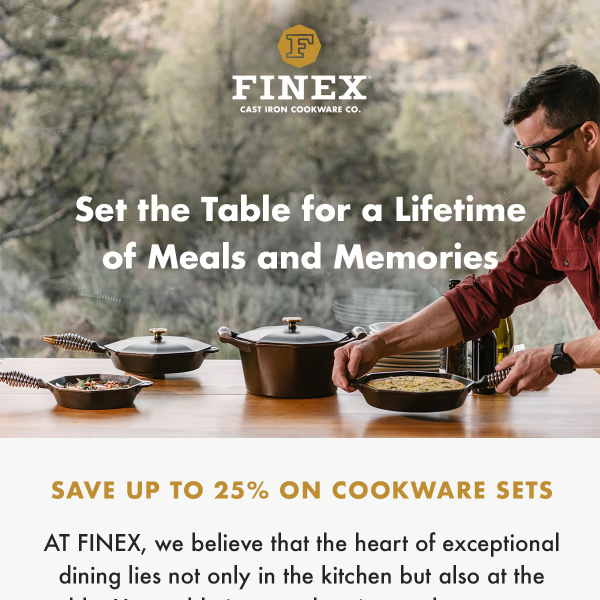 Sets  FINEX Cast Iron Cookware Co.