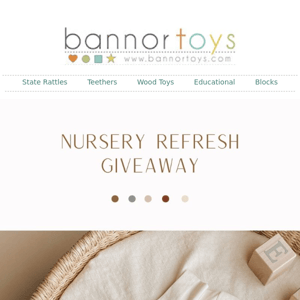 Win a Nursery Refresh Giveaway!