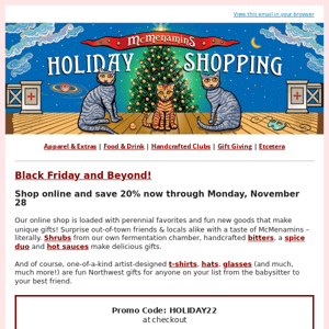 Black Friday and Beyond!