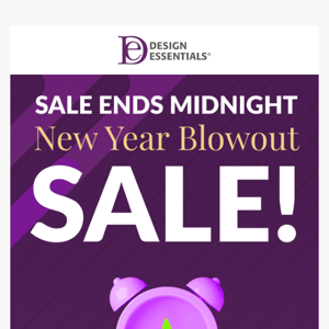 The Blowout Sale Ends Today ⚡