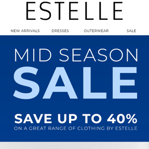 Up To 40% Off Selected Styles