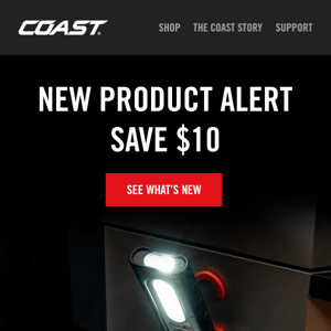 COAST Crew: Save $10 on this new rechargeable light