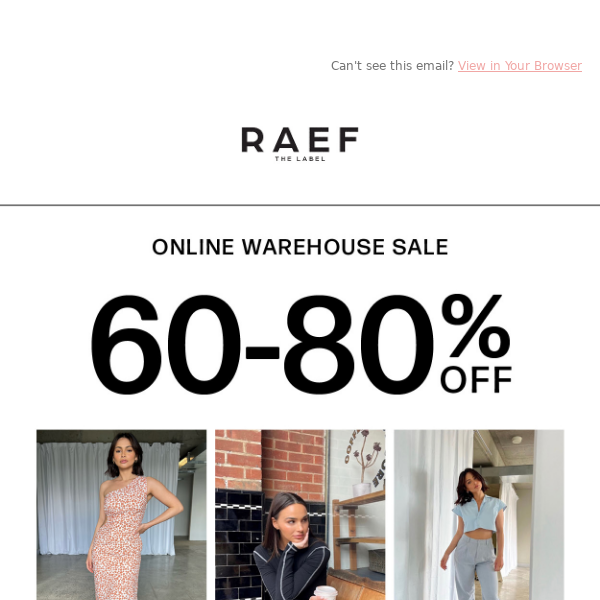 SHOP 60-80% OFF