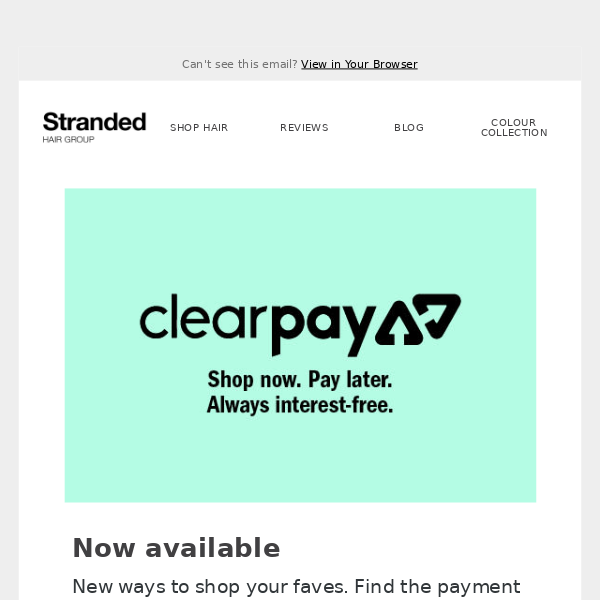 Clearpay is here 💰