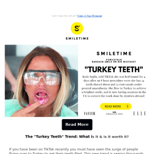 [WARNING]: The "Turkey Teeth" Trend