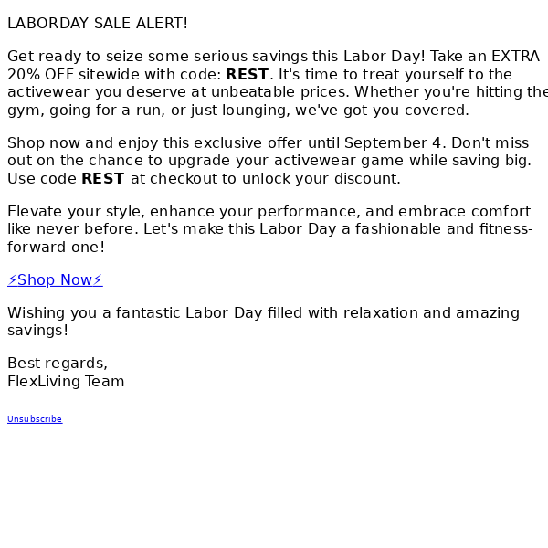 🎉 Labor Day Sale!